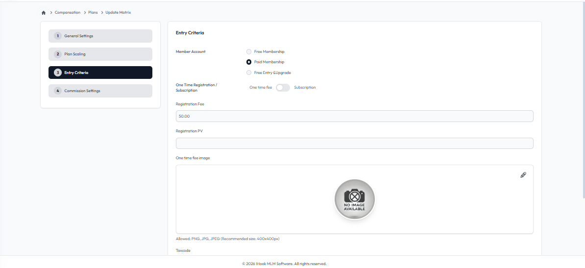 Entry Criteria